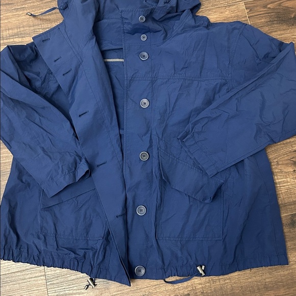 Eileen Fisher Blue Bonnet Weather Resistant Jacket - Picture 4 of 6
